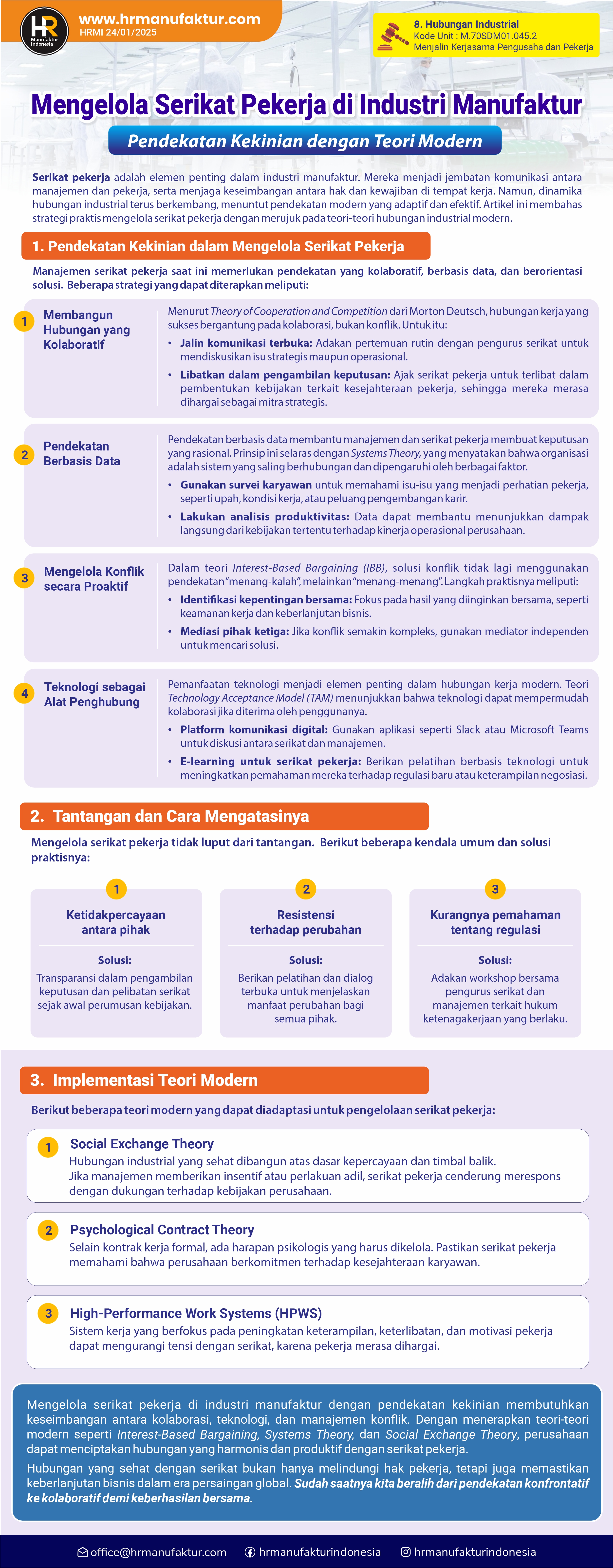 72 Mengelola Serikat Pekerja di Industri Manufaktur - 1